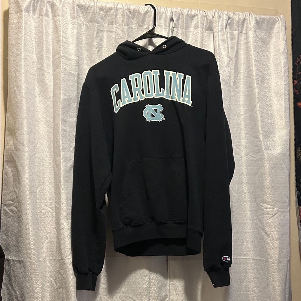 Champion Black and Blue Carolina Hoodie